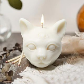 Imagem Vela Decorativa Gato Bastet - Linha Zen ZN001