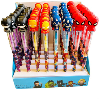 01 Lapiseira Troca Ponta Personagens Desenhos Super Heróis em Oferta na Shopee