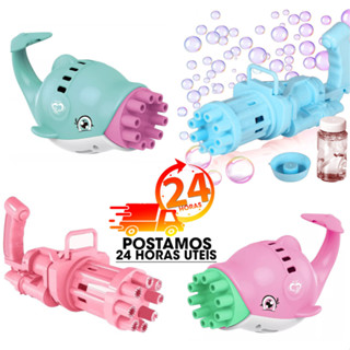 Brinquedos Arma de Bolha Automática Sabão Máquina Machine automático Gatling Gatling Bubble arminha