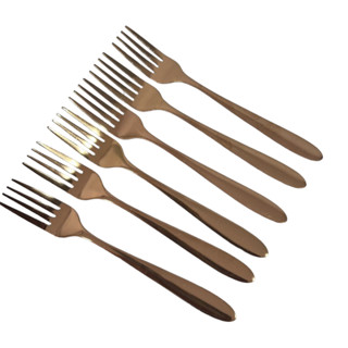 QIU - Kit 6 Garfos de Mesa em Inox Para Casa, Bar, Restaurante, Pizzaria, Buffet e Muito Mais em Oferta na Shopee
