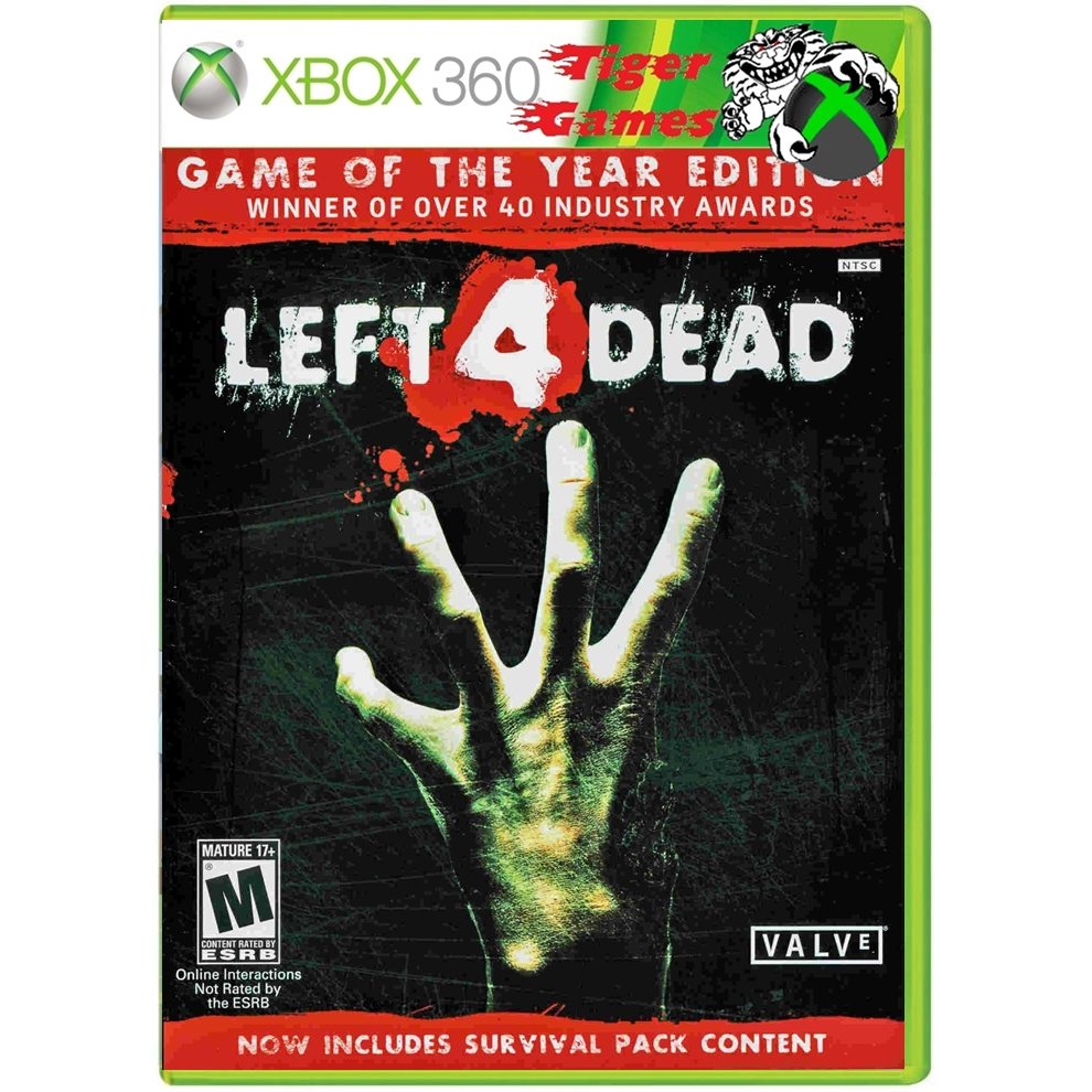 Left 4 Dead 1 Game of The Year Edition em Portugues Xbox 360