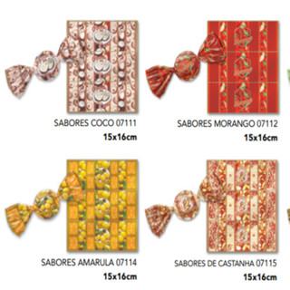 EMBALAGEM PARA TRUFA 15x16cm SABORES EMBALE