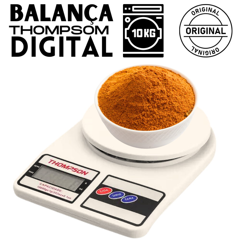 Balança Digital de Cozinha, SF-400, Até 10 kg, Escala 1 grama | uso farmacêutico, químico, agronômico, cosmético,;