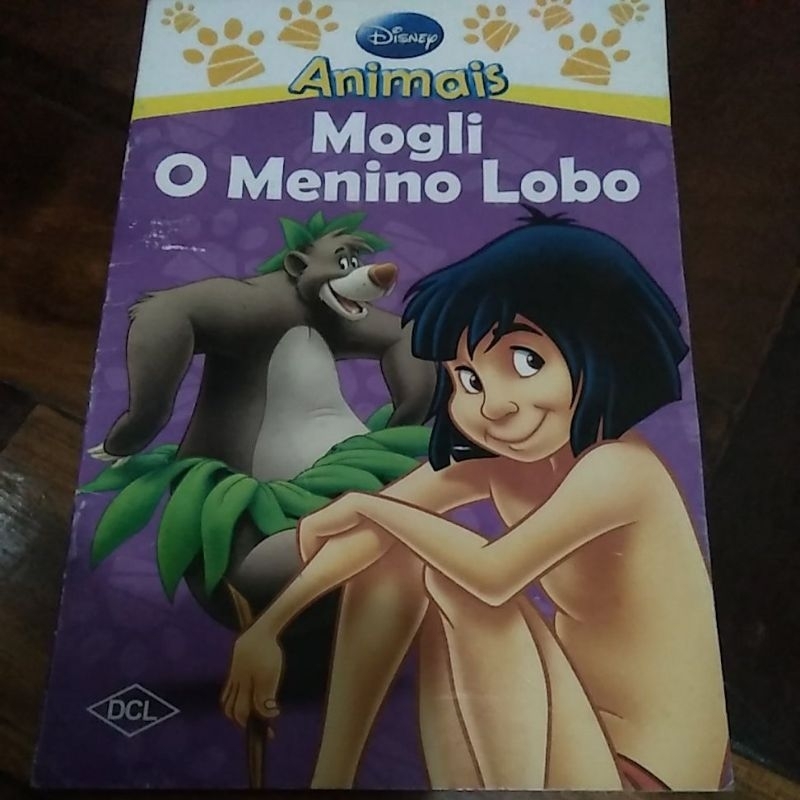livro Disney Mogli o menino lobo.