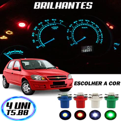 Lâmpada T5 B8.5D w5w Painel Celta 4 Peças