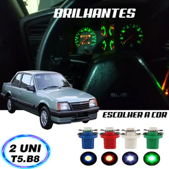 Lâmpada T5 B8.5 w5w Painel Monza 2 Peças