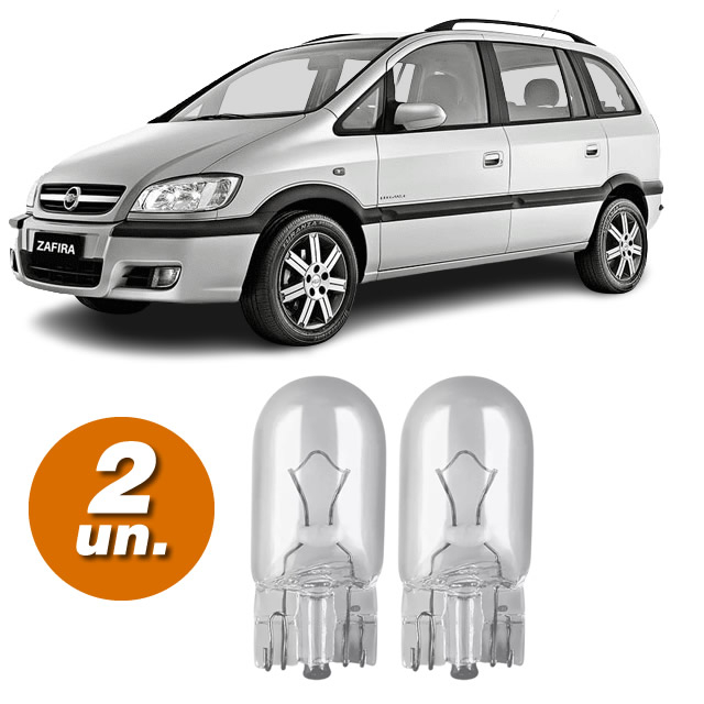 Par Lâmpadas Pingo Original Esmagada T10 12v W5w Zafira Farolete Meia Luz Placa Teto Lanterna break light