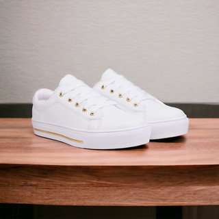 Tênis Feminino Casual Sapatênis leve e Confortável Envio Imediado