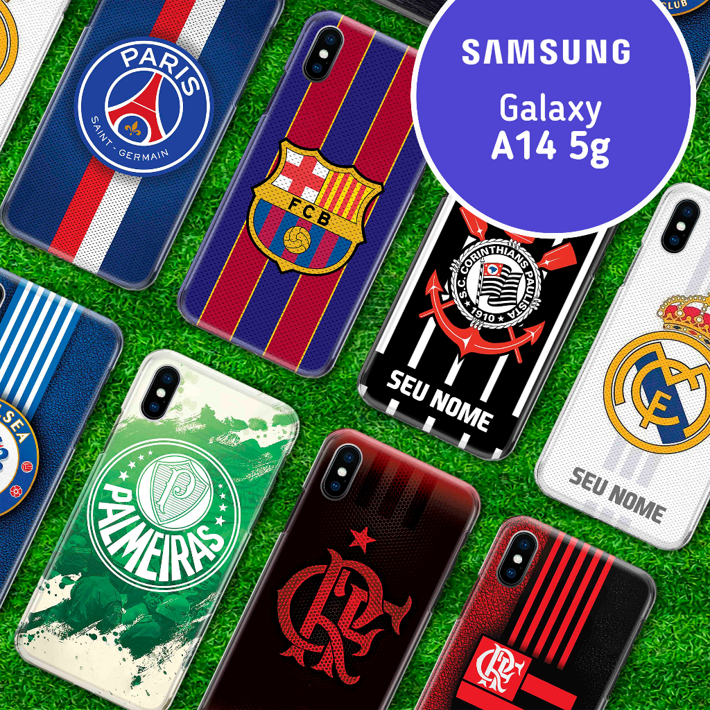 Capa Capinha - Samsung Galaxy A14 5g - Coleção Futebol Times do Coração