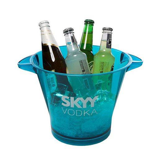 Balde De Gelo Acrílico 5lts Balde Bebidas Gelo Combo - Liso (Sem Gravar)