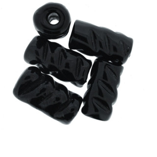 FIRMA DE VIDRO FRISADA- PRETA 13mm X 24mm.