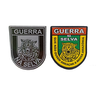 Patch Emborrachado Guerra na Selva CIGS Exercito