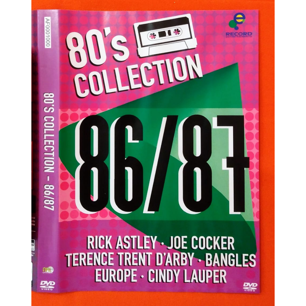 DVD 80s Collection 86/87 Rick Astley Joe Cocker Bangles Europe
