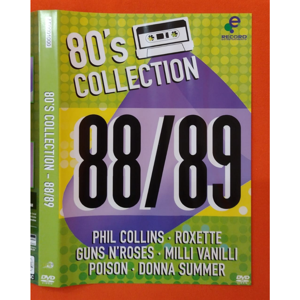 Dvd 80s Collection 88/89 Phil Collins Roxette Guns N Roses