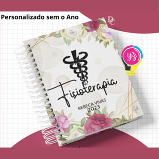 Caderno Profissões fisioterapia 20 matérias, 10 matérias, 1 matéria, caderno Grande ou Médio