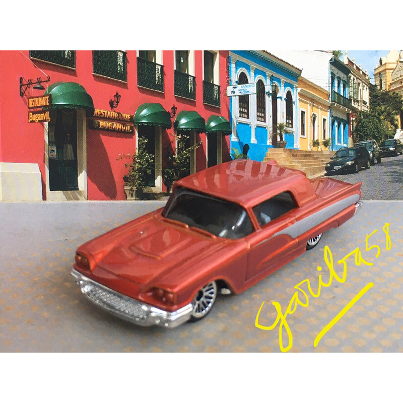 HOT WHEELS ‘58 FORD THUNDERBIRD 2005 MAINLINE GARIBA58