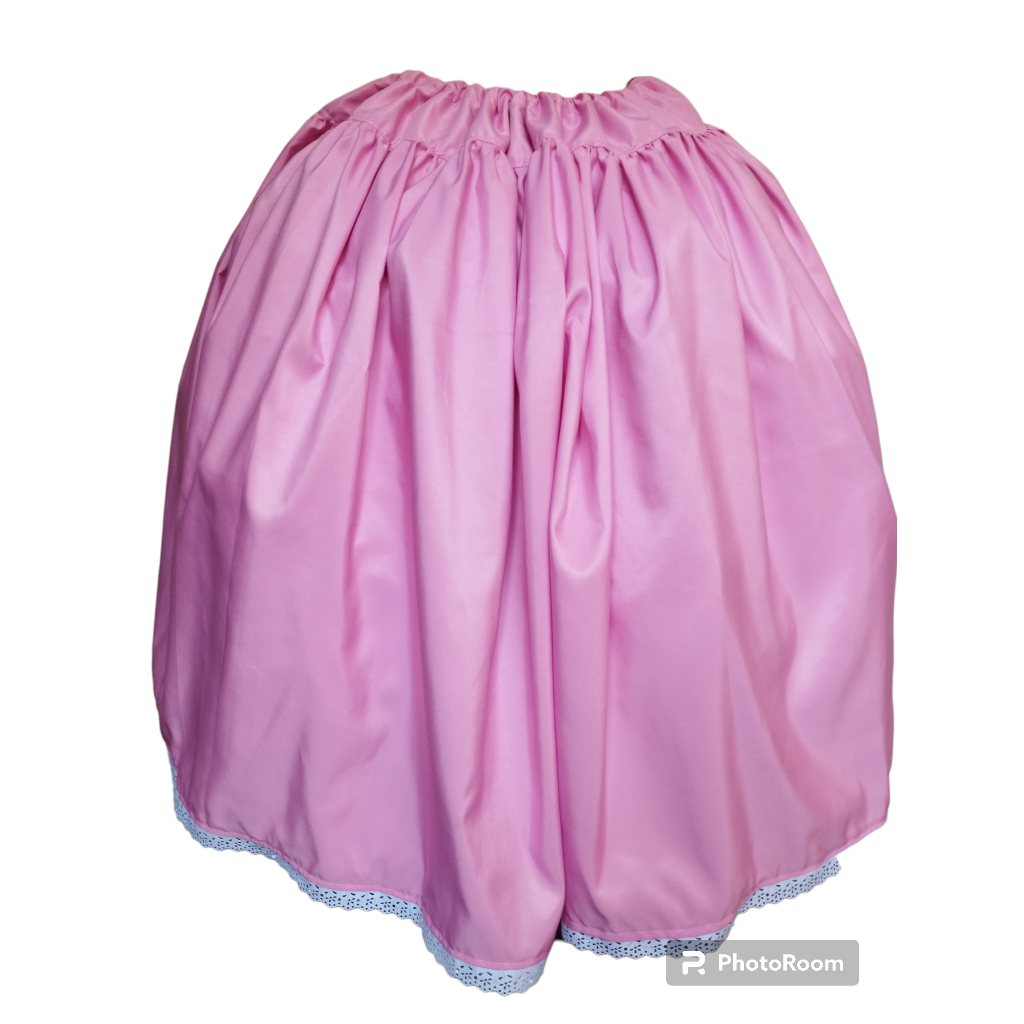 saia rosa erê umbanda condoblê rosa claro rosa bebê eréia