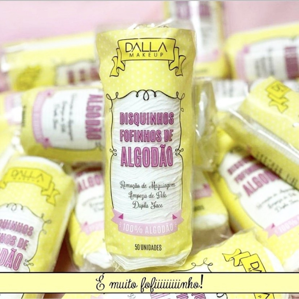 Discos de Algodão para Limpeza Facial - Dalla em Oferta na Shopee