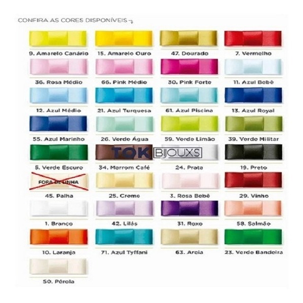 Fita Cetim - Najar - Nº 2 - 10mm X Rolo 10 Metros - 1 Peça em Oferta na Shopee