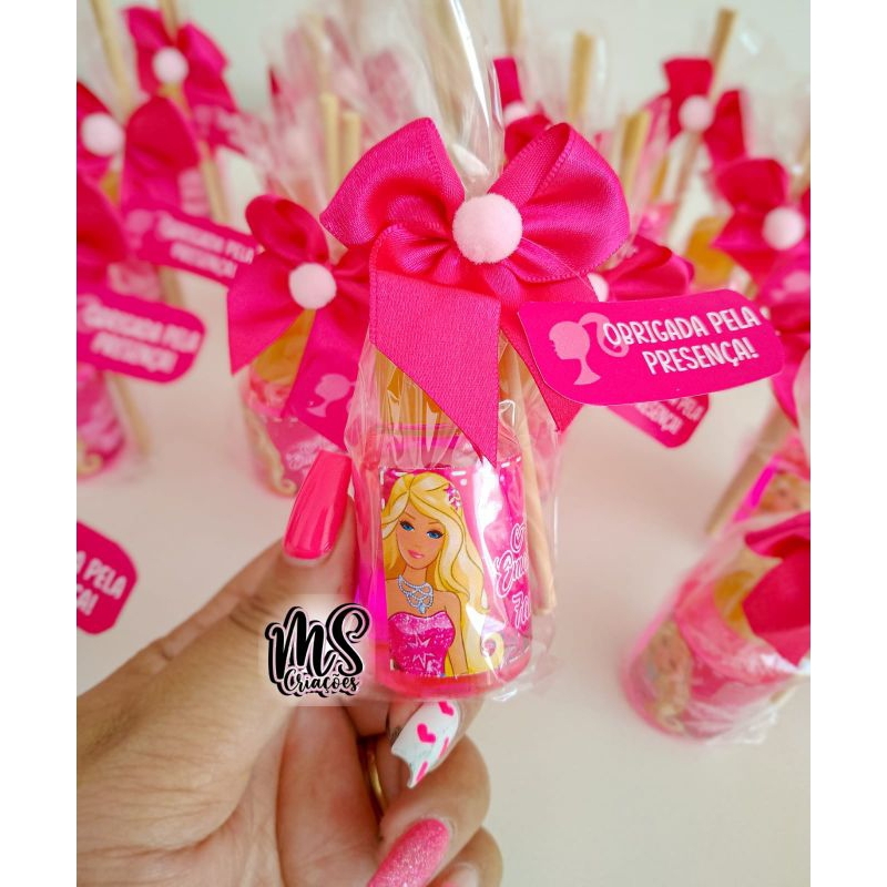 Kit Difusor Ambiente Lembrancinha Festa Barbie Personalizado neutro ENVIO RÁPIDO