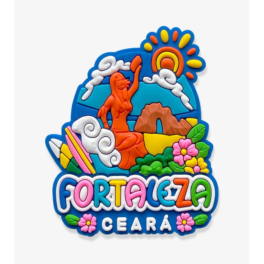 Ímã de Fortaleza CE – Ímã de Geladeira emborrachado