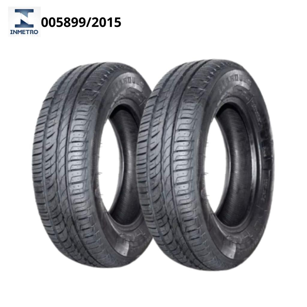 Kit 2 Pneus Aro 15 Remold 175/65r15 Borracha Vipal C/ Garantia e Selo Inmetro