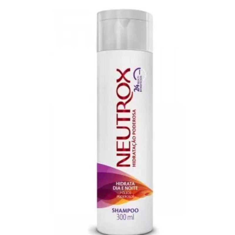 Shampoo Neutrox 24 Multibenefícios Hidrata Dia e Noite com 300ml neutrox