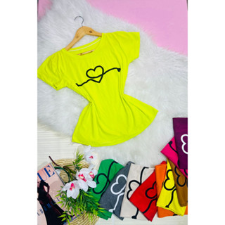 T. shirt Feminina estampa coracao infinito. moda blogueira baby look