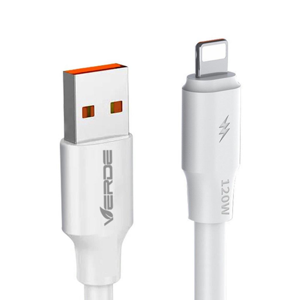 Cabo Usb Para Iphone Litghting Grosso 6MM 120W Super Charge Turbo Carregamento Para Iphone SJX-515-IP em Oferta na Shopee