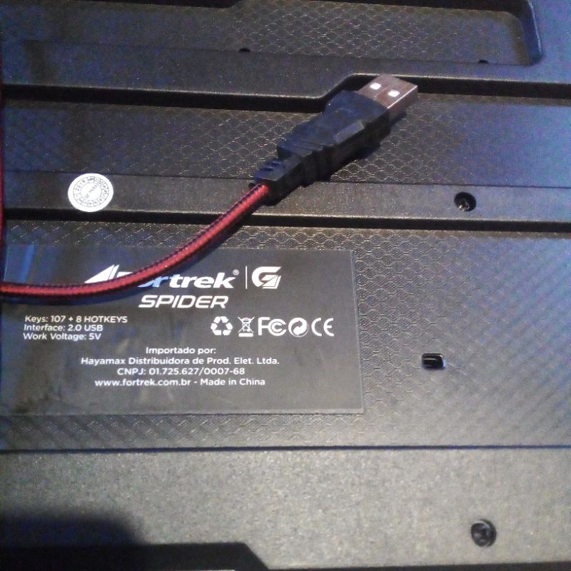 teclado pc Fortrek g spider gamer