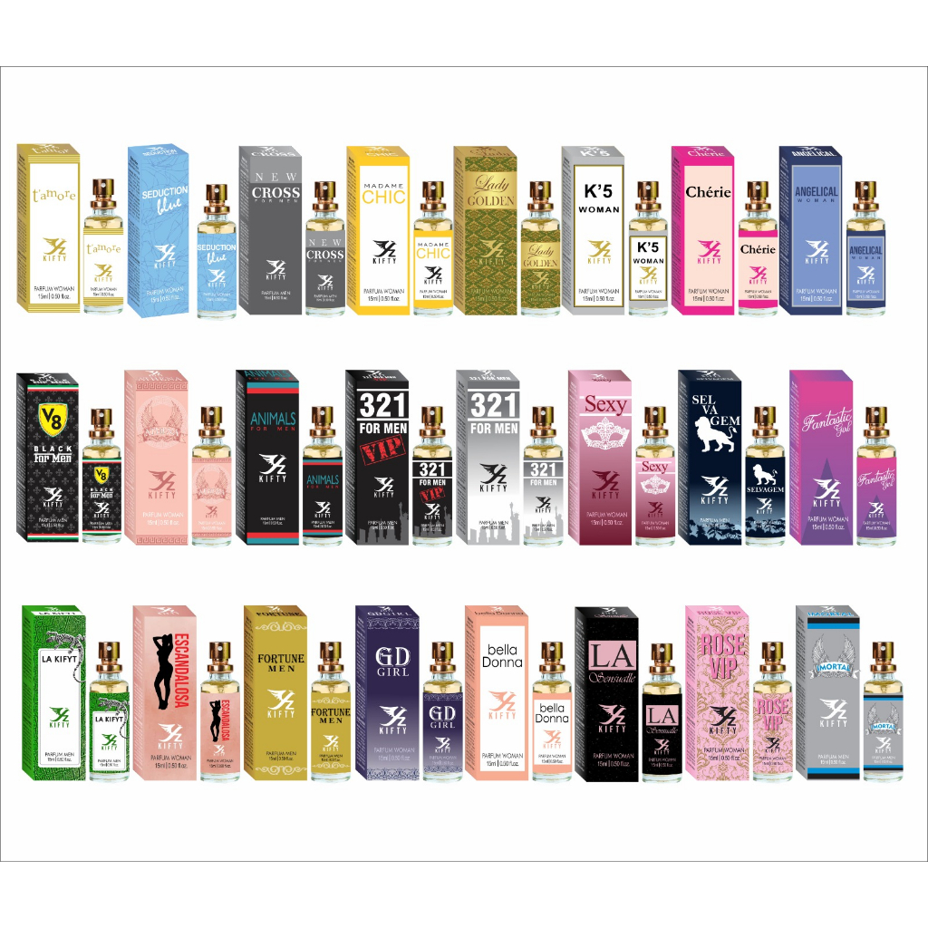 Perfume Kifty 15ml Os mais vendidos Mag