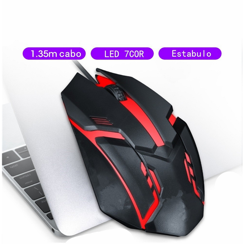 Mouse Gamer Para Jogos Computador Gamer/Mouse óptico 1200 DPI Mouse Com Usb