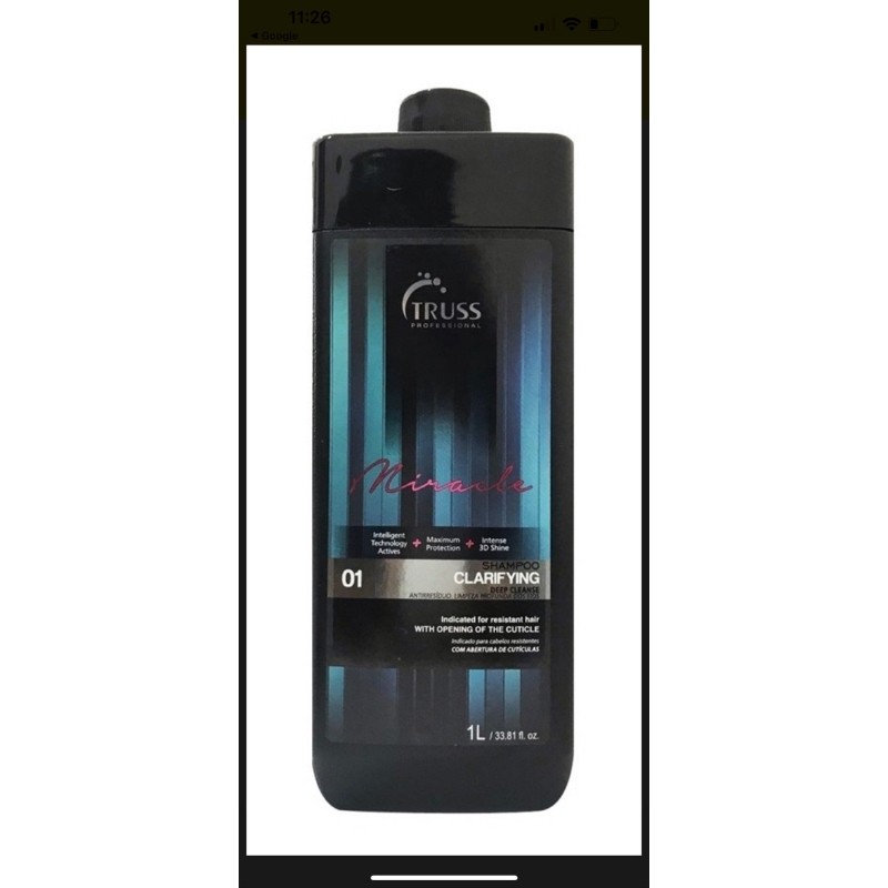 Shampoo Clarifying Truss 1000 ML Truss