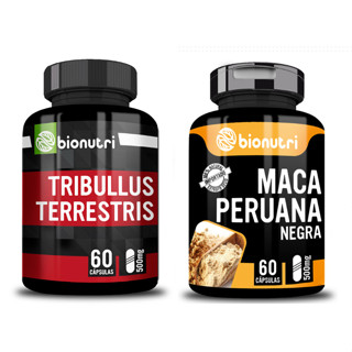 Kit Maca Peruana Negra + Tribullus 60 Cápsulas - Bionutri