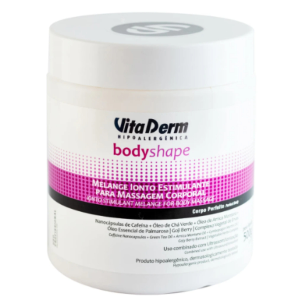 Melange Ionto Estimulante Para Massagem Corporal bodyshape Vita Derm 500g