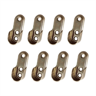 Kit 8 Suporte Para Tubo Churrasqueira Lateral Aço Niquelado em Oferta na Shopee