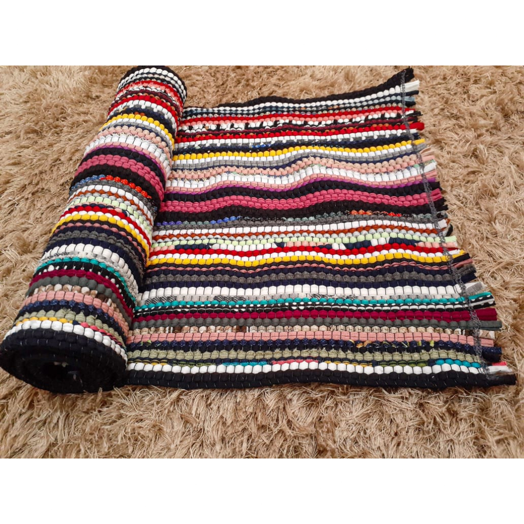 Kit Tapete Trançado 10 unidades. Porta Entrada, Sala, Cozinha, Banheiro.