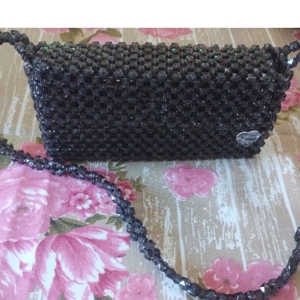 beaded bag , bolsa de miçanga/bolsa feminina de cristal