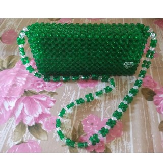 beaded bag , bolsa de miçanga/bolsa feminina de cristal