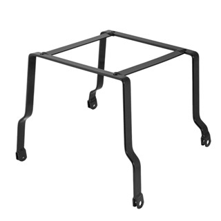 Suporte para Baú Bauleto 80 Litros Removível Pro Tork YBR 2000 2001 2002 2003 2004 2005 2006 2007 2008 Preto