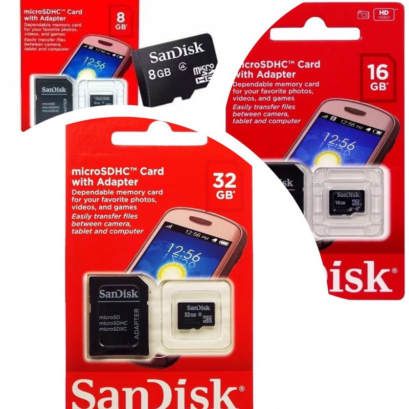 Cartão De Memória Sandisk Micro Sd 64GB Para Celular 8gb 16gb 32gb 64gb