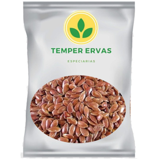Semente De Linhaça Marrom  1 KG PREMIUM em Oferta na Shopee