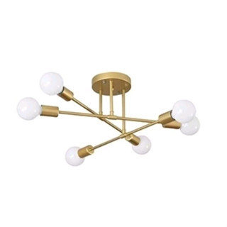 Pendente Lustre Sputnik Prêmio 6 Lampadas para sala salão cozinha quarto