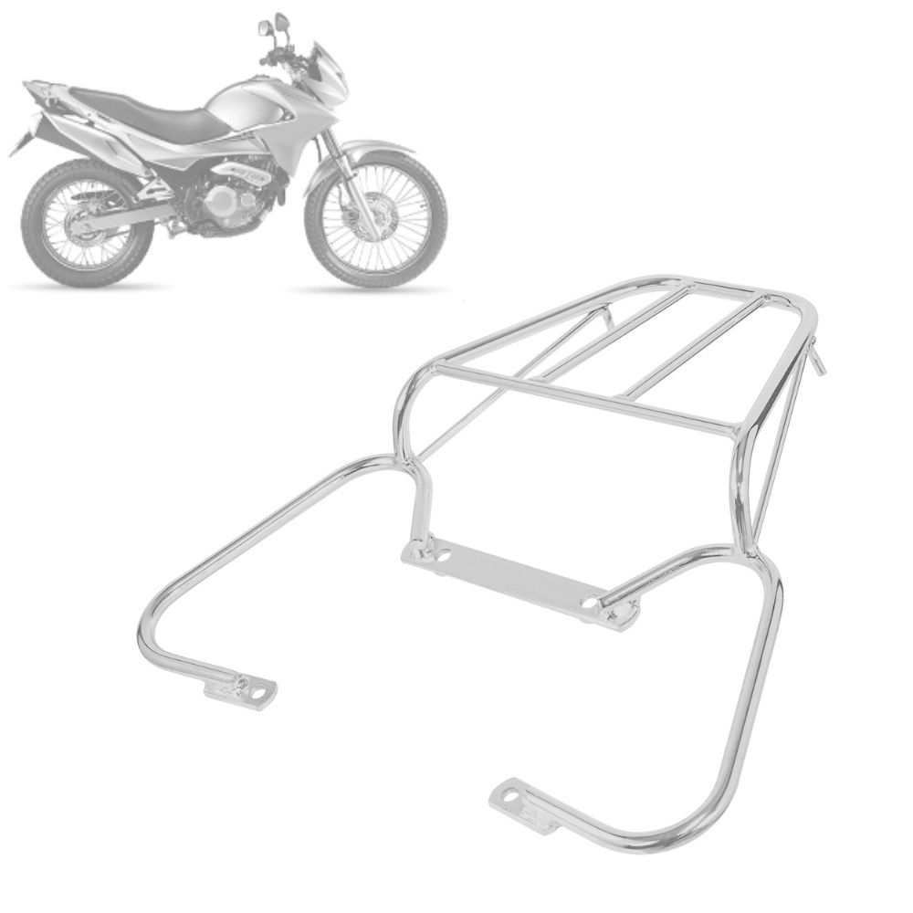 Bagageiro Sansão Tipo Churrasqueira Pro Tork Compatível Com NX 400 Falcon 2000 a 2008 em Oferta na Shopee