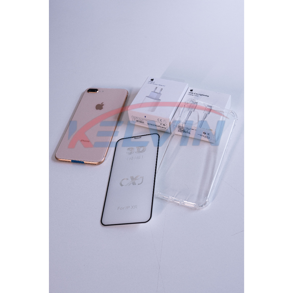 iPhone 8 Plus 64GB 256GB preto vitrine saúde bateria 100% - detalhe