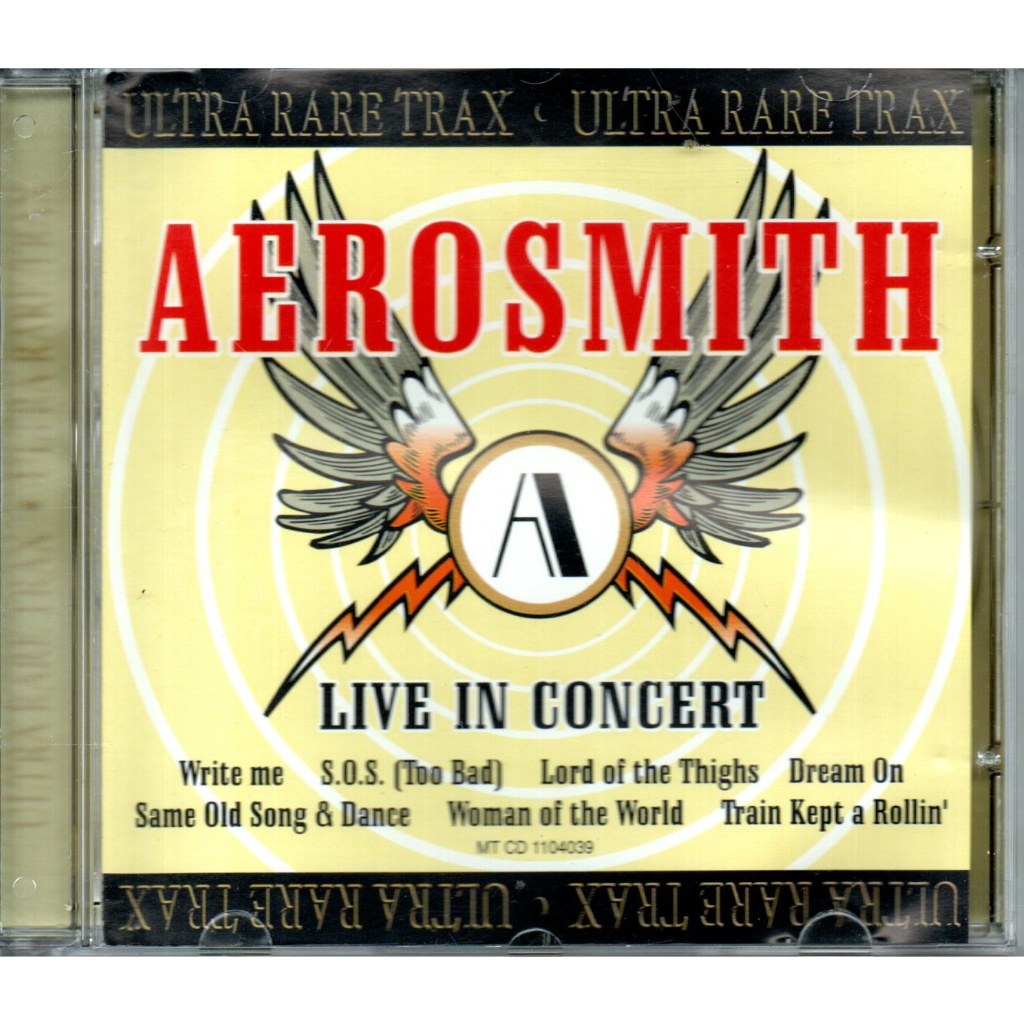 CD AEROSMITH - LIVE IN CONCERT ULTRA RARE TRAX ( 1997 )
