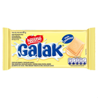 Chocolate Branco Galak Pacote 80 G