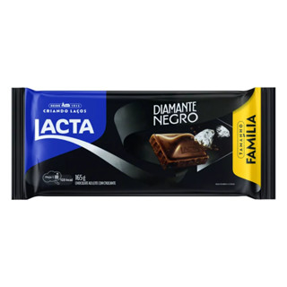 Chocolate Ao Leite Diamante Negro Lacta Pacote 165 G