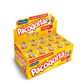 Pacoca Pacoquita Quadrada Embrulhada 50 unidades 20g Sta Helena Amendoim