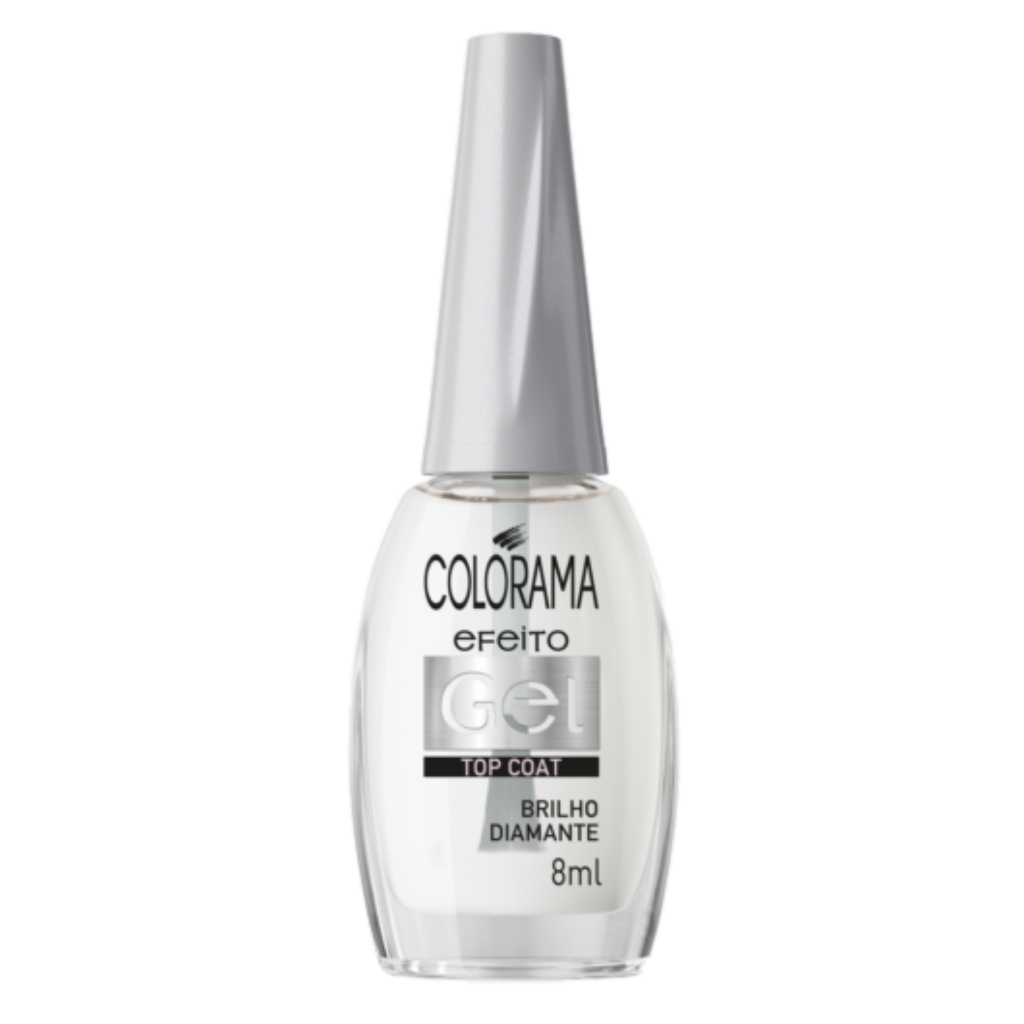 Esmalte Colorama Top Coat Brilho Diamante Efeito Gel